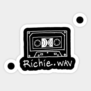 Richie.wav Tape Logo Sticker